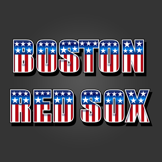 Boston Red Sox American Captain Logo vinyl decal